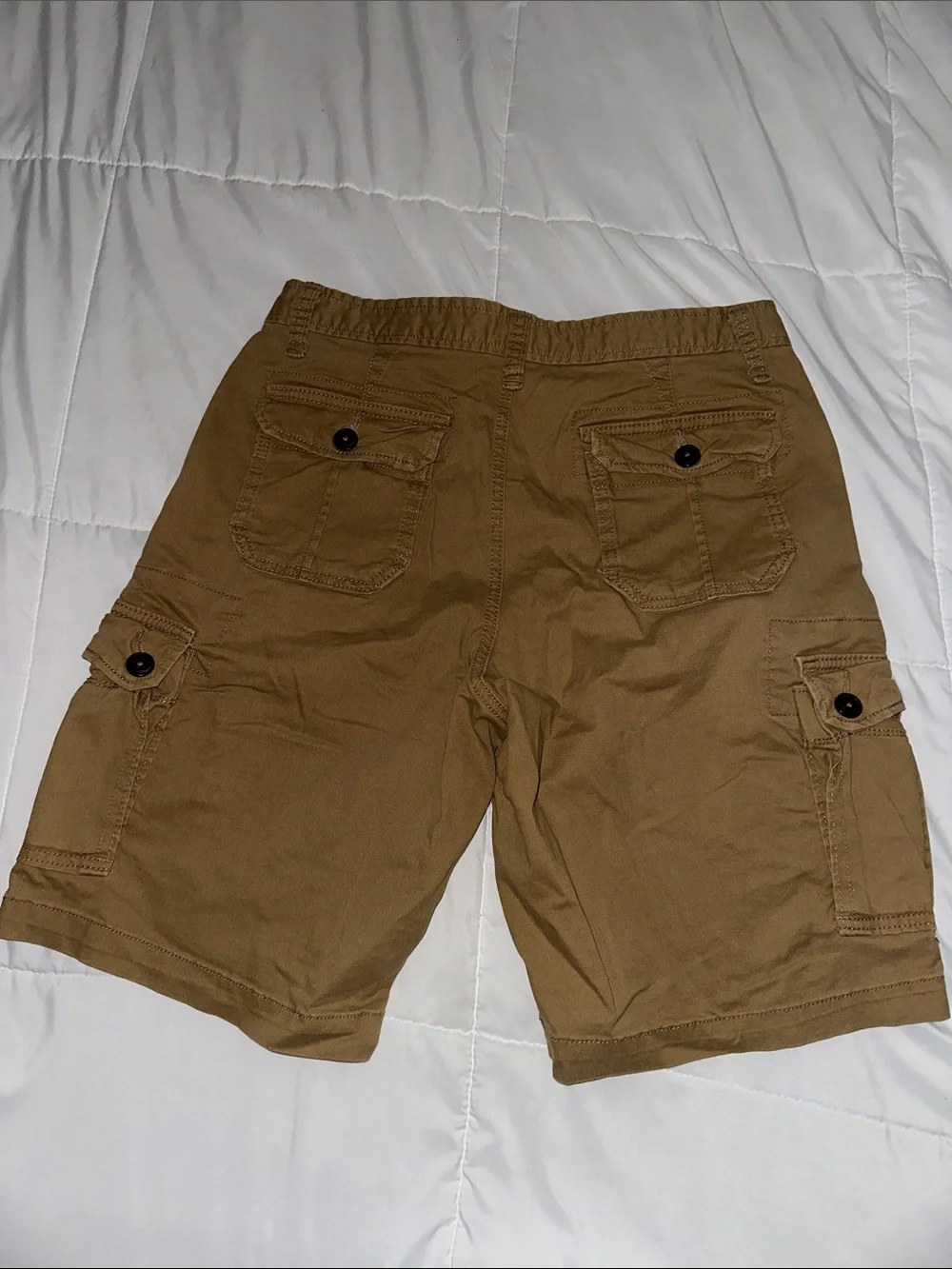Aeropostale Tan Cargo Shorts with Multiple Pockets